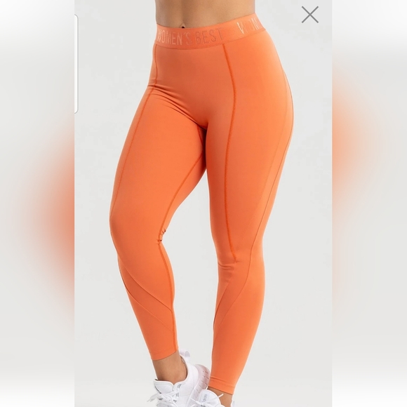 Women's Best - Hold leggings - burnt orange - Picture 4 of 7